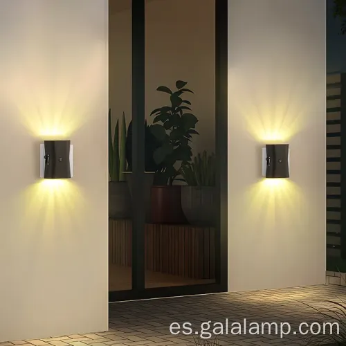 Lámpara de pared LED inteligente moderna con función de sueño